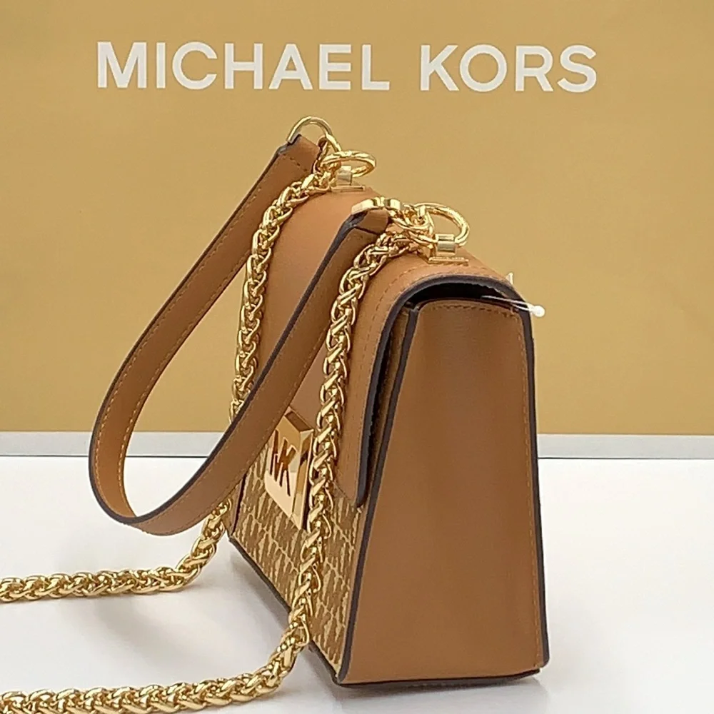 MICHAEL KORS SONIA SMALL SQUARE SHOULDER XBODY - Picture 4 of 16